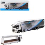 Tarmac 1/64 mitsubishi fuso super great, white/blue/grey