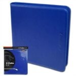 BCW Z-Folio 12-Pocket LX Album - Blue - Holds Upto 480 Cards