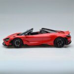 GT Spirit 1/18 2021 mclaren 765lt spider *resin series*, vermillon red - Image 3