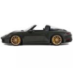 GT Spirit 1/18 2020 porsche 911 992 targa 4s *resin series*, pts black olive green - Image 3