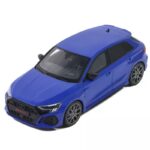 GT Spirit 1/18 2022 audi rs 3 sportback performance edition *resin series*, nogaro blue - Image 3