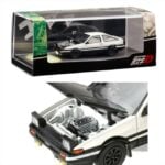 Hobby Japan 1/64 toyota sprinter trueno gt apex ae86 initial d engine mounted model with tomoyuki ta