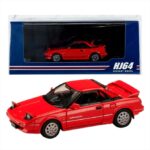 Hobby Japan 1/64 1986 toyota mr2 1600g limited super charger, super red