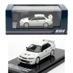 Hobby Japan 1/64 mitsubishi lancer rs evolution 6 monte carlo edition, scortia white