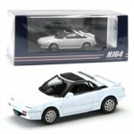 Hobby Japan 1/64 1988 toyota mr2 1600g limited super charger/super edition t bar roof, super white