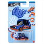 Mattel Hot Wheels 1/64 - Tooned Gulf Racing - Tooned Volkswagen Golf MKI Racing JCB62