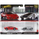 Mattel Hot Wheels®: Premium Car Culture - Lamborghini Countach LP5000 QV Lancia Stratos Zero JBL02