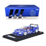 Inno Models 1/18 2024 lbwk f40 white tokyo auto salon, blue/white