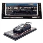Inno Models 1/64 nissan gt-r r35 lbwk lb super silhouette 35gt-rr full carbon, grey