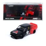 Inno Models 1/64 lbwk mazda rx3 savanna *advan livery*, black/red