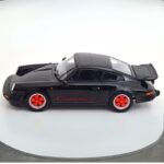 KK Scale 1/18 1989 porsche 911 carrera 3.2 clubsport, black/red - Image 2