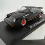 KK Scale 1/18 1989 porsche 911 carrera 3.2 clubsport, black/red - Image 5
