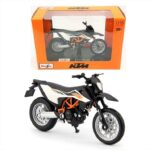 Maisto 1/18 ktm 690 smc r, black/white/orange