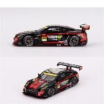 Mini GT 1/64 2023 nissan gtr 35 nismo gt3 #360 runup rivaux tomei sports super series, black/red