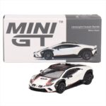 Mini GT 1/64 2023 lamborghini huracan sterrato bianco asopo, white/black/red