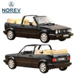 Norev 1/18 1992 volkswagen golf cabriolet, black