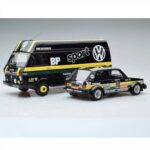 OTTOMOBILE 1/18 1978 volkswagen lt35 with golf gti mk1 gr.2 *resin series*, black/green/yellow - Image 2