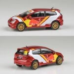 Para64 1/64 2001 honda civic type r ep3 no good racing, red/white *right hand drive*