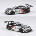 Para64 1/64 2022 mercedes amg gt3 evo #88 24h spa akkodis p1, silver-grey *right hand drive*
