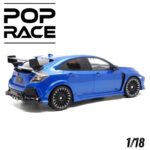 POP RACE 1/18 Honda fk8 mugen civic type r - blue - Image 2