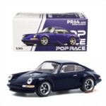 POP RACE 1/64 singer porsche, monaco midnight blue