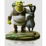 Shrek and Donkey Statue - Shrek Forever