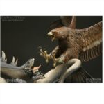 Fell Beast Vs Eagle Gwaihir Polystone Diorama Statue ‘Battle Above the Black Gate’0999/1250 - Image 3