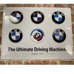 Tac Signs metal tac signs 3d, bmw logo evolution