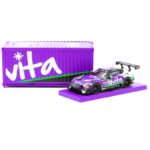 Tarmac 1/64 mercedes-amg gt3 gt #77 frank yu world challenge asia esports championship 2020, purple/