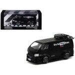 Tarmac 1/64 toyota hiace widebody, black