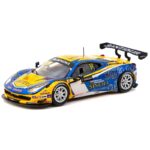 Tarmac 1/64 ferrari 458 italia gt3 #12 c. van dam/p. bhirombhakdi gt asia 2016, blue/yellow