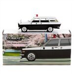 Tarmac 1/64 datsun bluebird 510 wagon *japan police car*, white/black