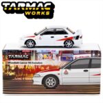 Tarmac 1/64 mitsubishi lancer rs evolution, white - Image 2