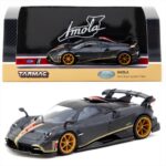 Tarmac 1/64 pagani imola, matt black carbon fiber