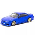Tarmac 1/64 nissan vertex silvia s14, blue metallic