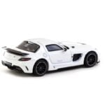 Tarmac 1/64 mercedes benz sls amg coupe black series, white metallic - Image 2