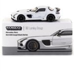 Tarmac 1/64 mercedes benz sls amg coupe black series, white metallic - Image 3