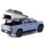 Tarmac 1/64 toyota hilux with camping tent, grey - Image 2