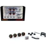 Tarmac 1/64 wheels set al13 wheels dc 003 package includes 4 rims 4 tires 2 regular axis 2 cambe