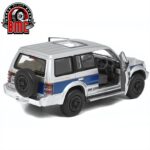 BM Creations 1995 mitsubishi pajero rhd,  1/64 silver/blue - Image 2