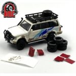 BM Creations 1996 mitsubishi pajero 2nd gen. rhd *jungle pack*, 1/64 white