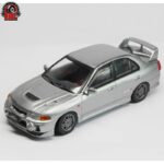 BM Creations 1996 mitsubishi lancer evolution iv, silver, scale:1:64