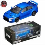 BM Creations Mitsubishi Lancer Evo X Blue RHD 1:64 Scale