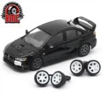 BM Creations 2007 mitsubishi lancer evo x rhd, 1:64 Scale, black