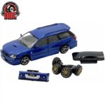 BM Creations 2002 subaru legacy e-tune ii rhd, blue, scale:1/64