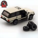 BM Creations 1/64 1992 range rover classic lse right hand drive, white - Image 2