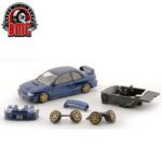 BM Creations 1/64 subaru impreza wrx type r 3, 4-6 right hand drive, blue