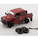 BM Creations 1/64 2016 land rover defender 110 pick-up *left hand drive*, red-orange - Image 2