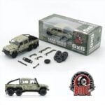 BM Creations 1/64 2016 land rover defender 110 pick up 6x6 acc pack, camouflage green