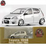 BM CREATIONS 1/64 1998 toyota echo/vitz 5 doors, silver